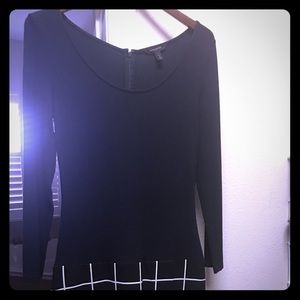 Beautiful black short dress! Worn once. Banana. 4